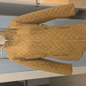 Marc New York Quilted Tan Puffer Jacket Large New